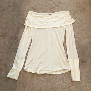 NWOT Free People Off the Shoulder Top